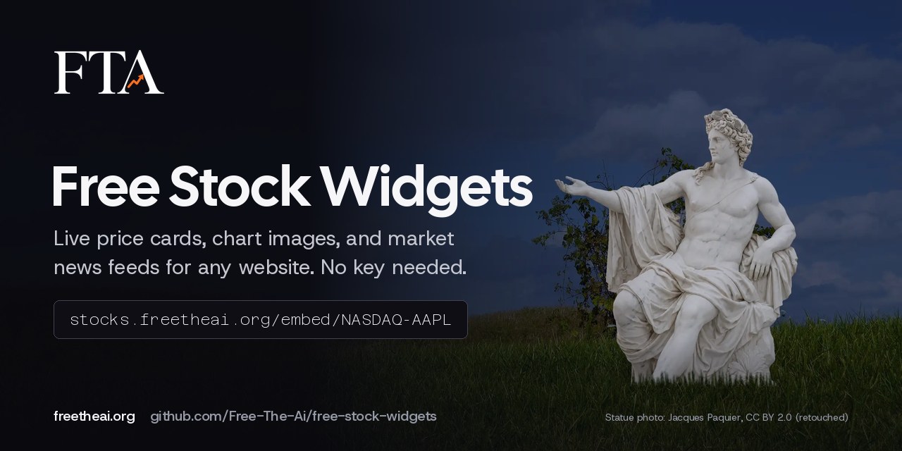 FreeTheAI Stock Widgets